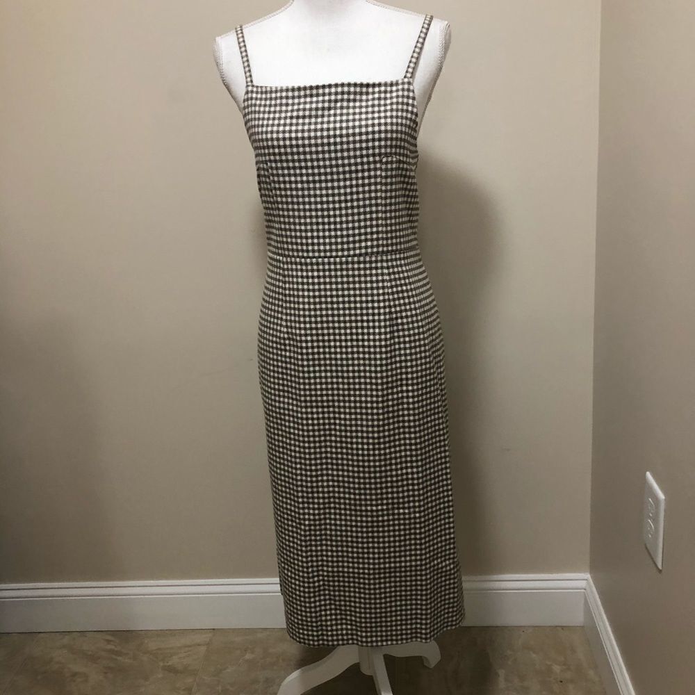 NWOT Anthropologie Rita Row Gingham  Dress size L - Picture 6 of 8